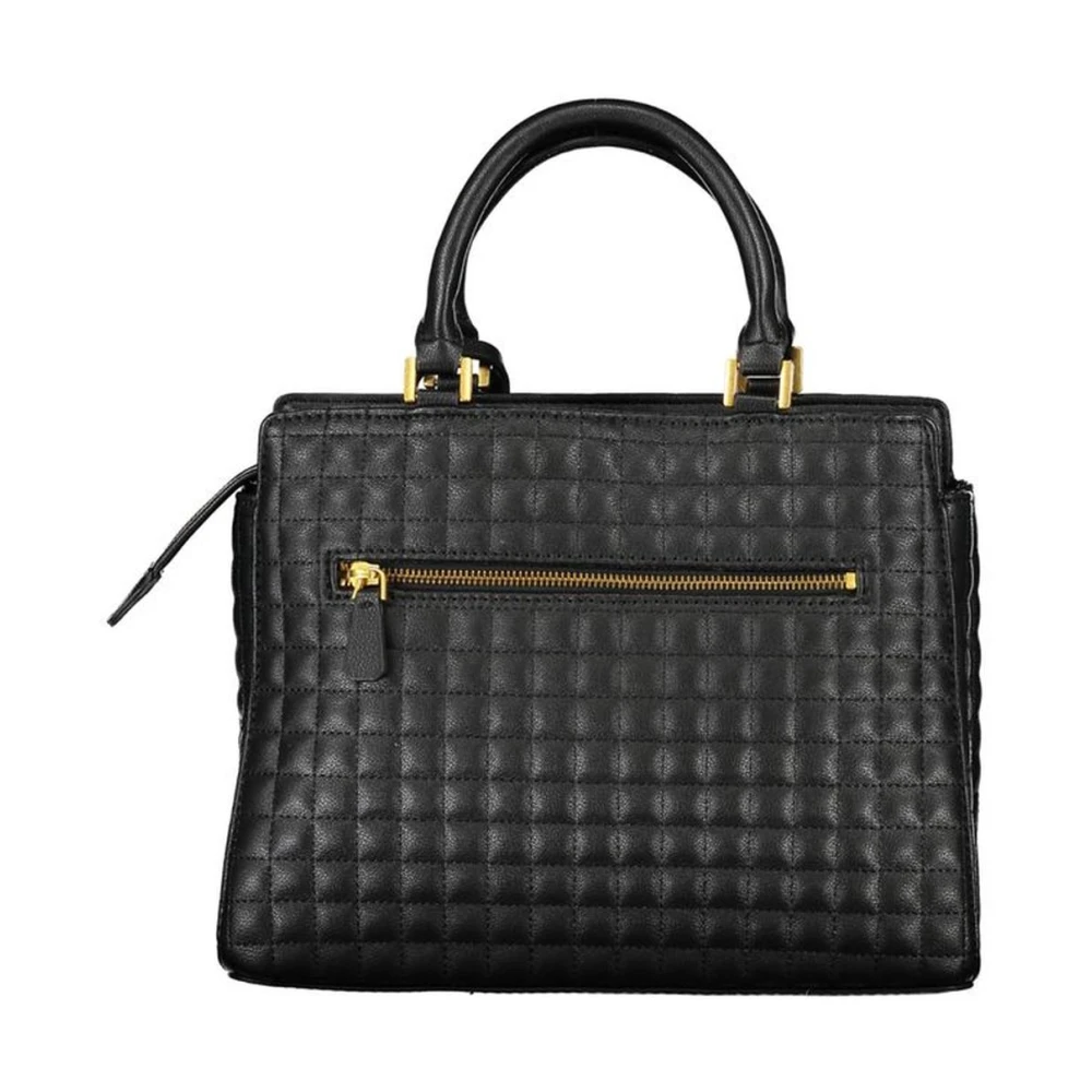 Guess Luxe Zwarte Handtas met Kettingriem Black Dames