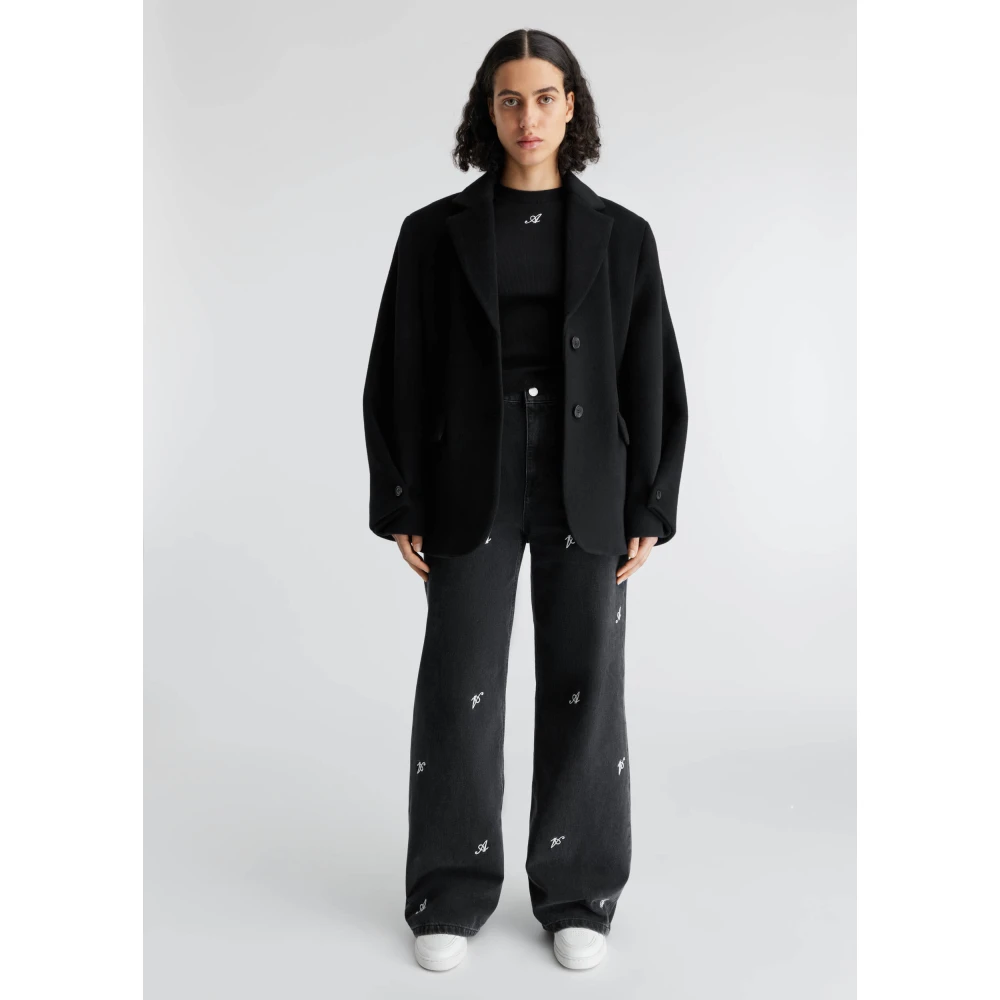 Axel Arigato Sai Wollen Blazer Black Dames