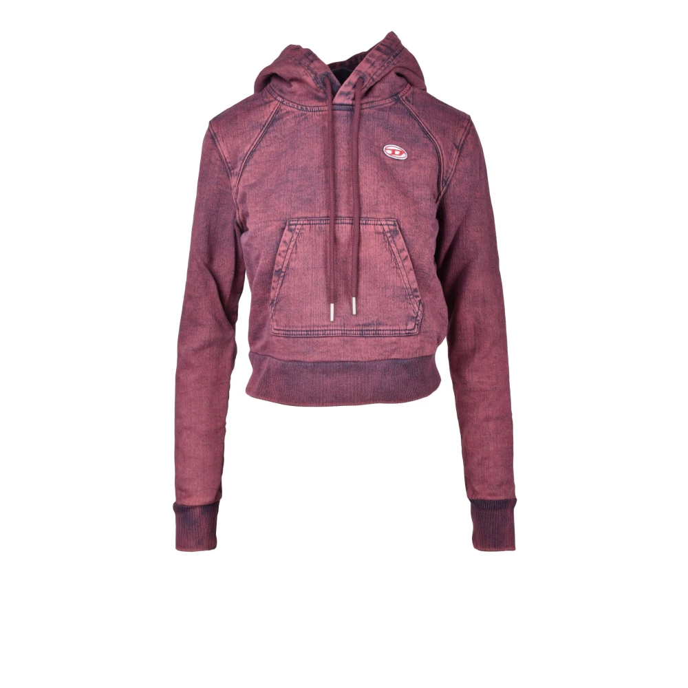 Diesel Bordeaux Sweatshirt voor Vrouwen Red Dames