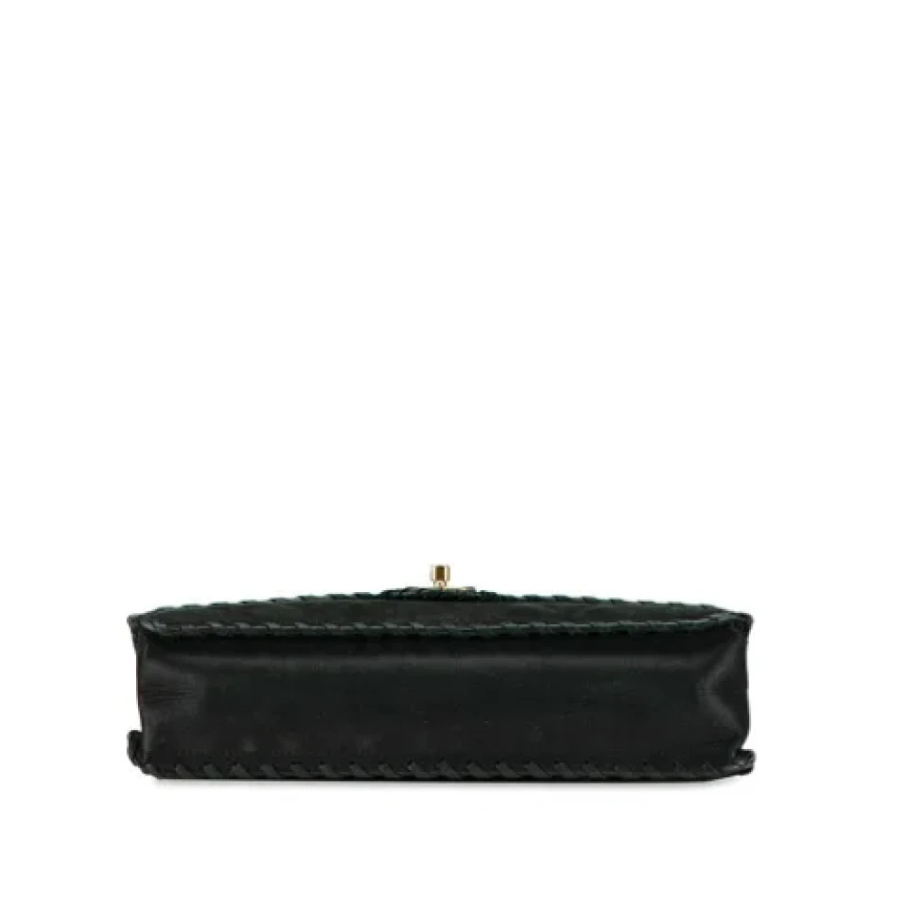 Chanel Vintage Pre-owned Suede chanel-bags Black Dames