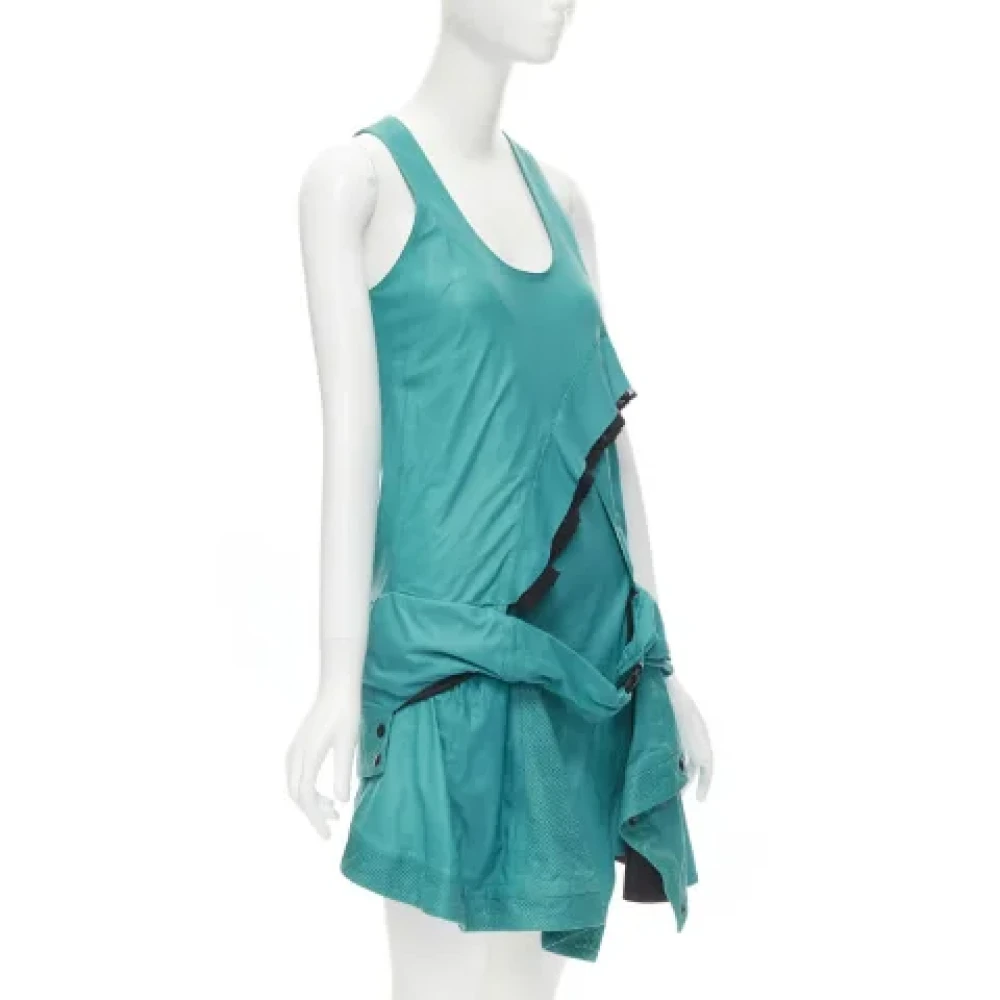 Proenza Schouler Pre-owned Leather dresses Blue Dames