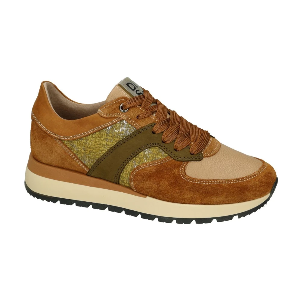 DL Sport 5832 Versione 02 Wedge Sneaker Dames Schoenen Bruin