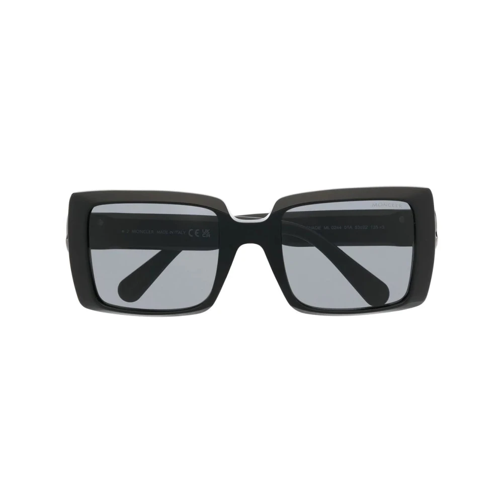 Moncler Stijlvolle Ml0244 S zonnebril voor vrouwen Black Dames