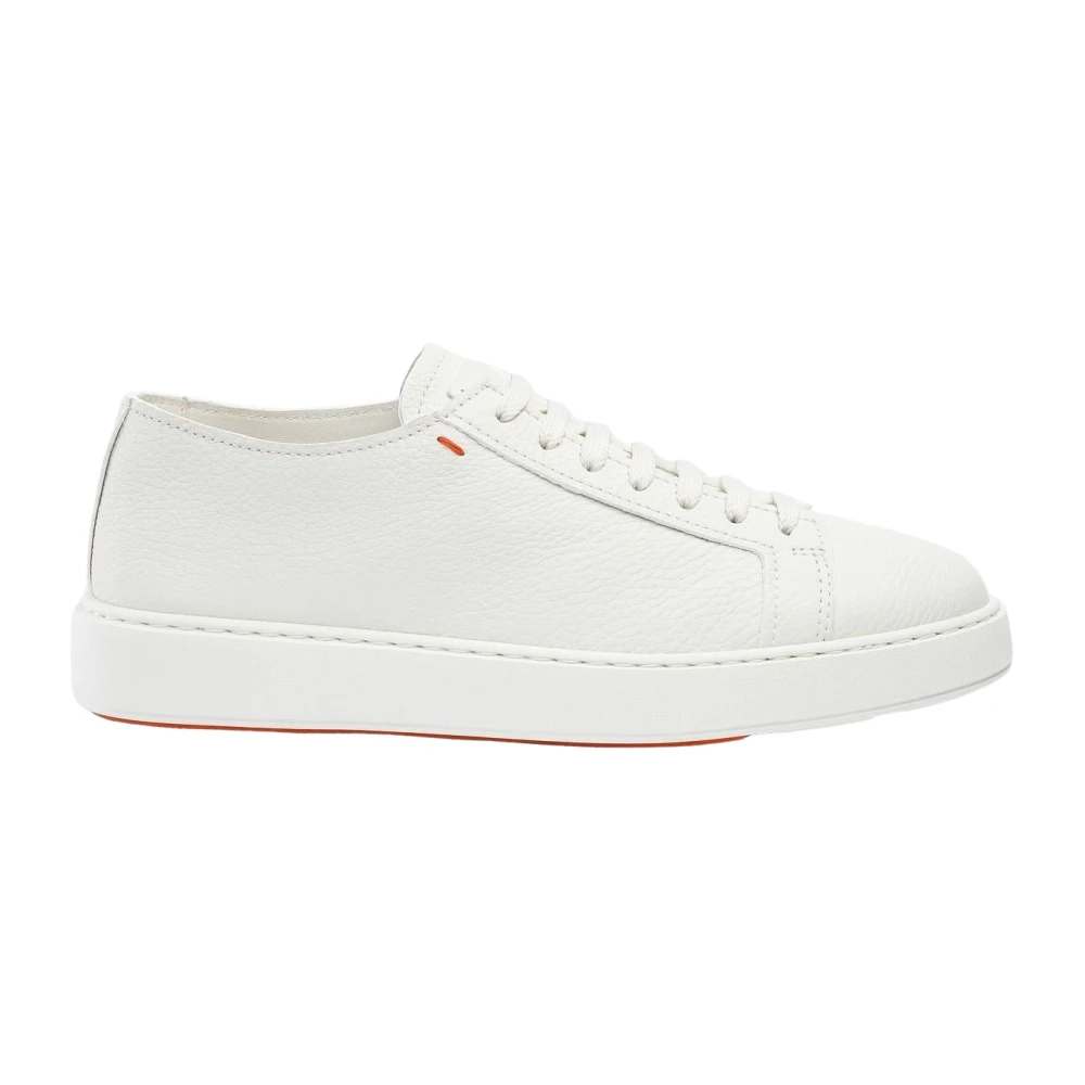 Santoni Uomo Bianco Scarpe, 44 Eu, New,