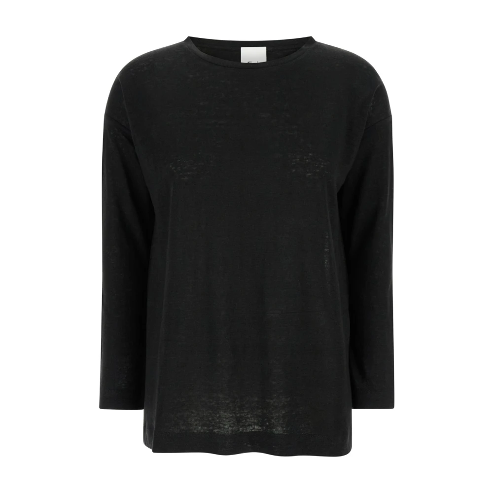 Allude Shirt met bootnek Black Dames