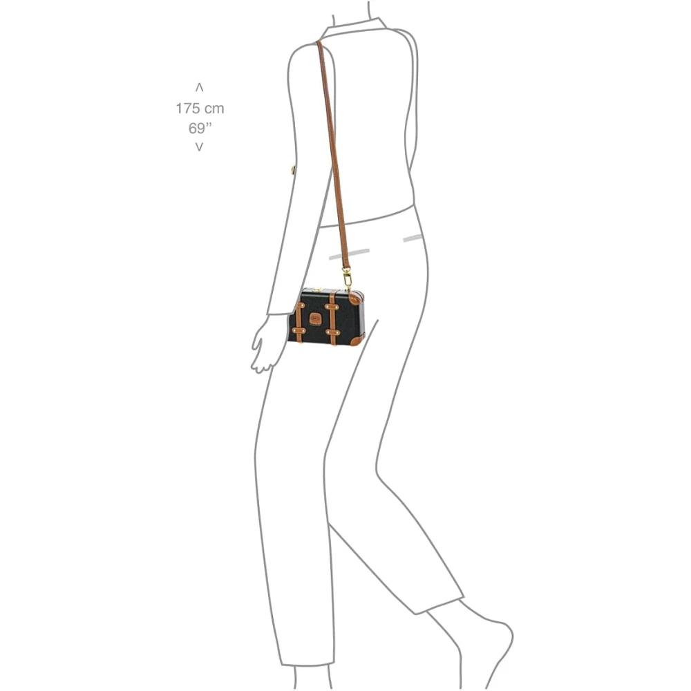 Bric's Zwarte Accessoires Schoudertas Stijlvol Ontwerp Black Dames
