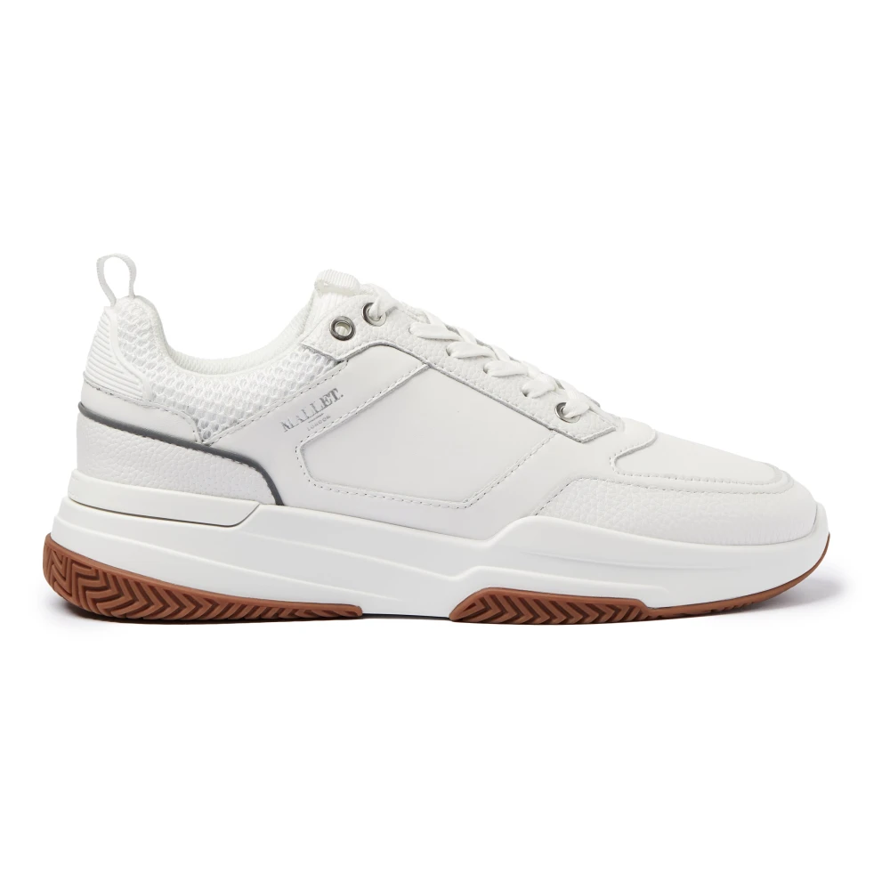 Mallet London Radnor Gum Sneakers Heren Schoenen Wit