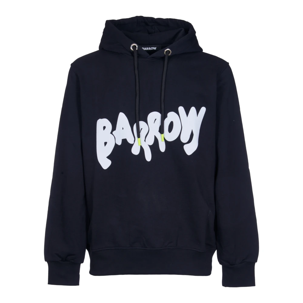 Barrow Hoodie met Metalen Schortdetail Black Heren
