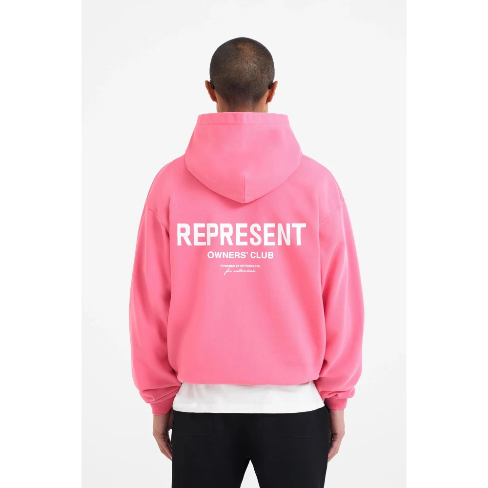 Represent knitwear Owners Club hoodie Ocm407 144 Pink Heren