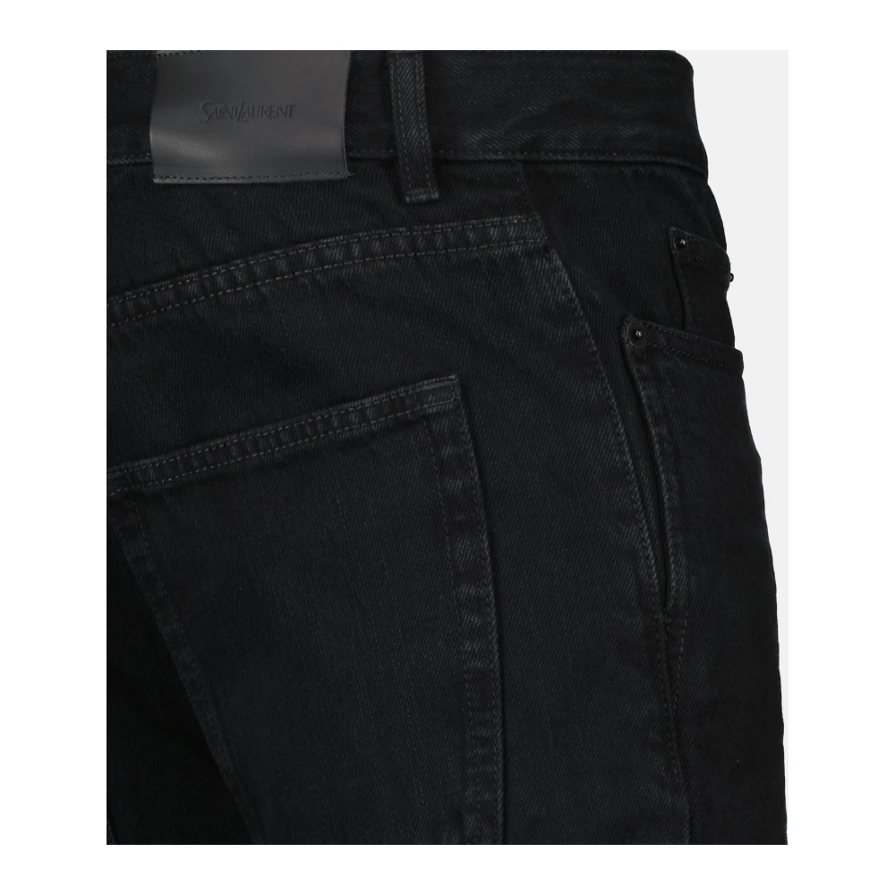 Saint Laurent Slim Jeans Black Heren