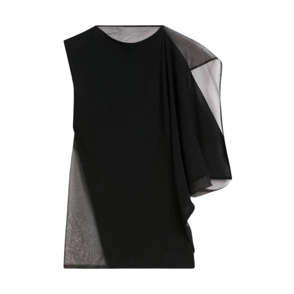 Sportmax Vrouw Zwart Overhemden Dames, S, Blouse
