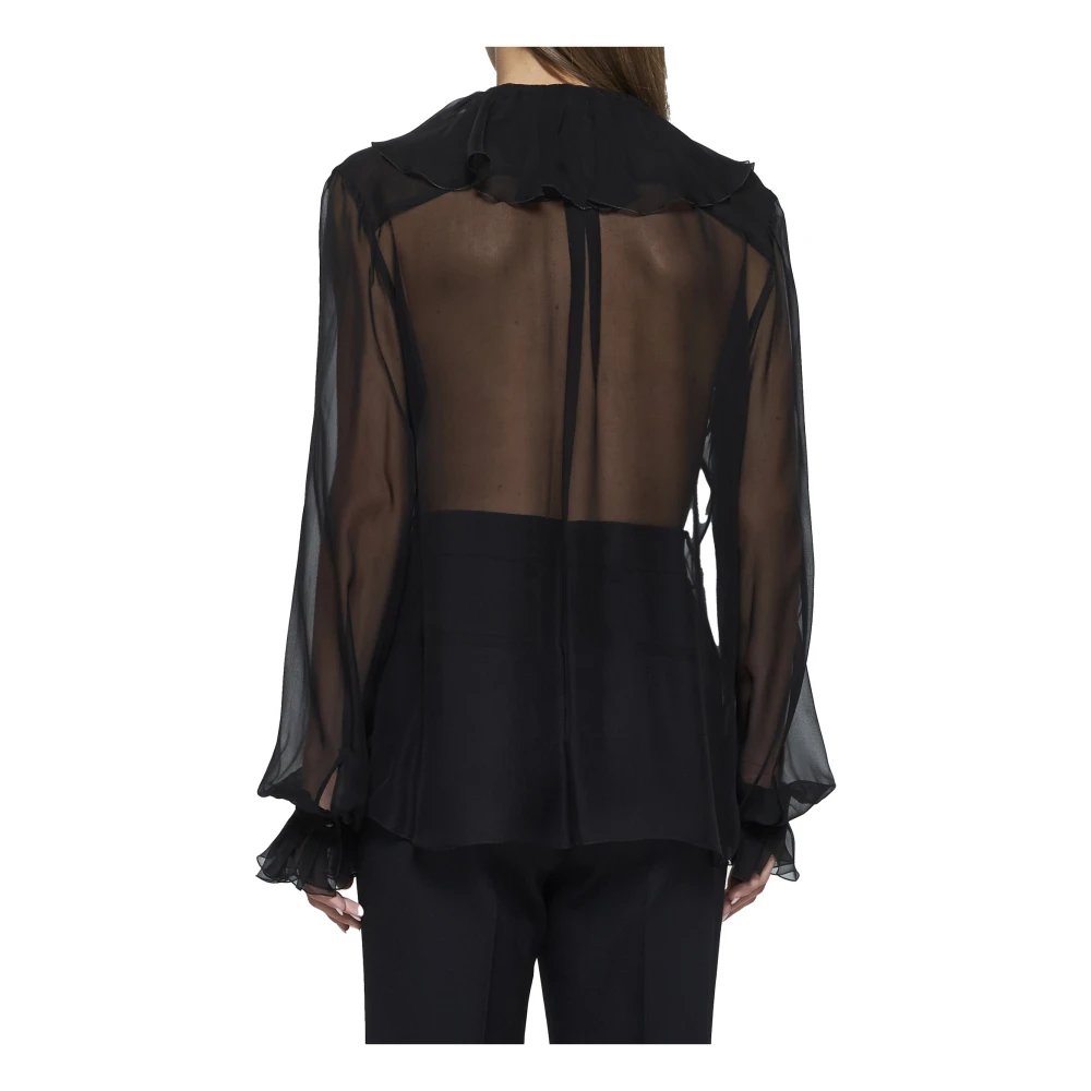 Dolce & Gabbana Zwarte Overhemden voor Mannen Black Dames