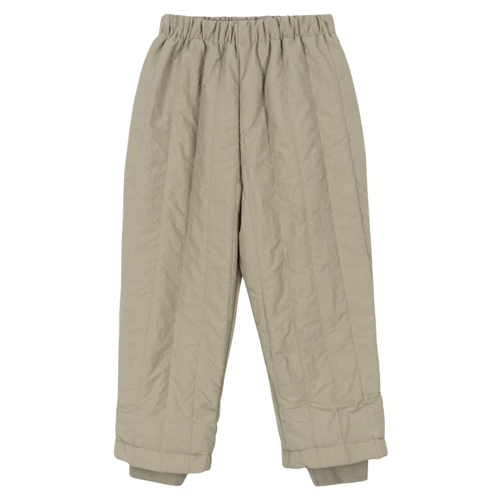 Konges Sløjd Boys Beige Trousers, 3 Y, Juno Trousers