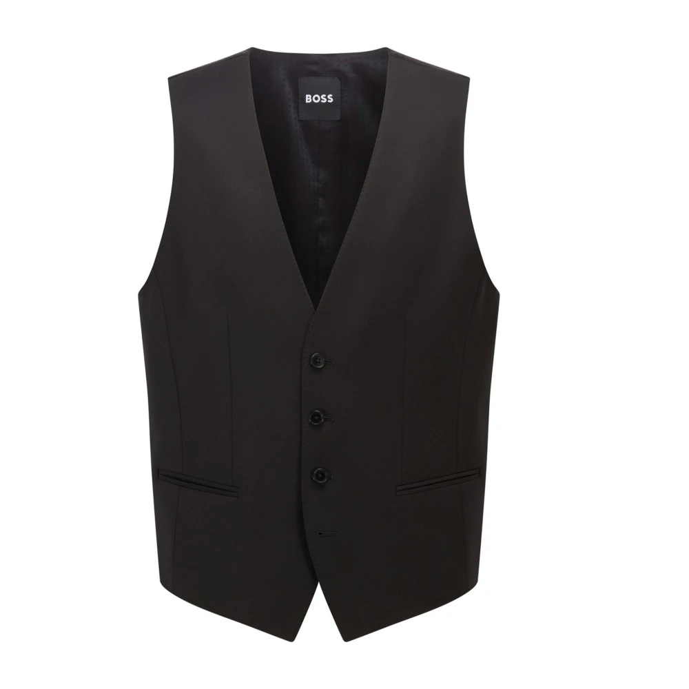 Boss Uomo Nero - Gilet Huge Vest B1 - Suits - L