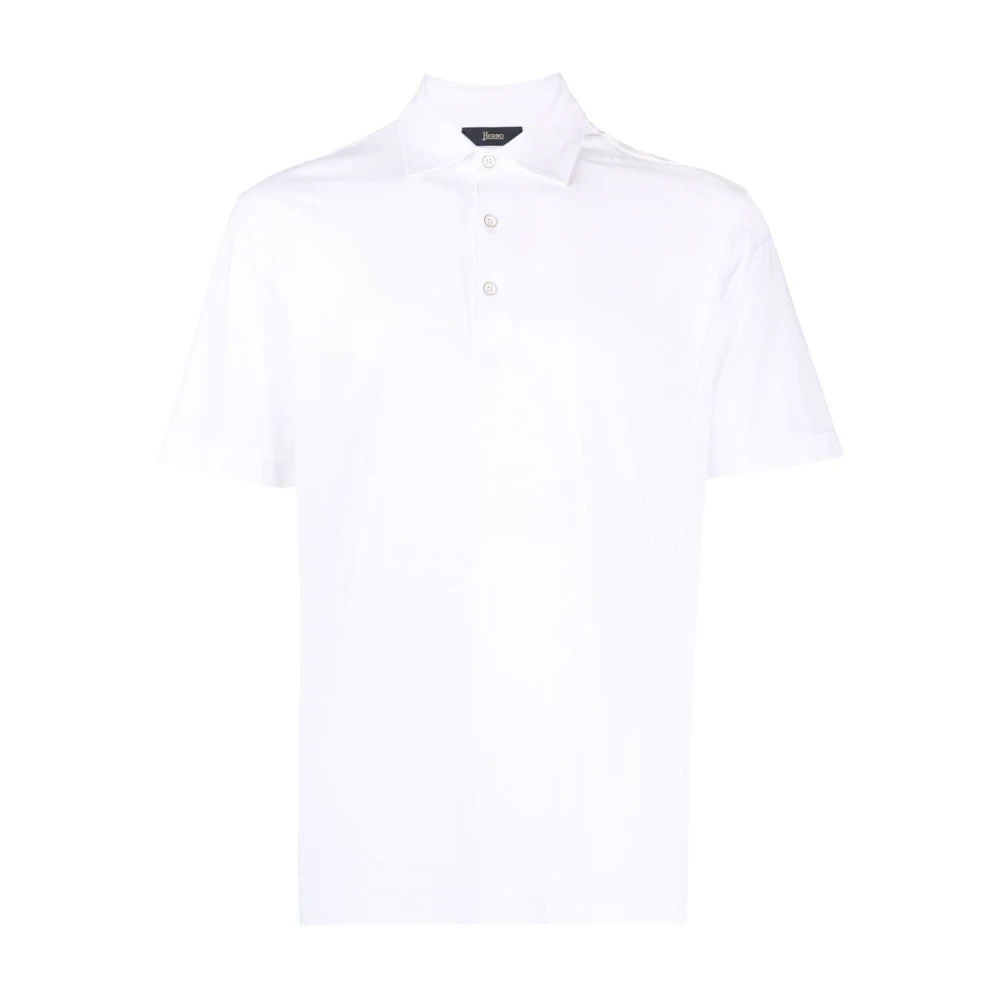Herno Stijlvolle Witte T-shirt en Polo Combo White Heren