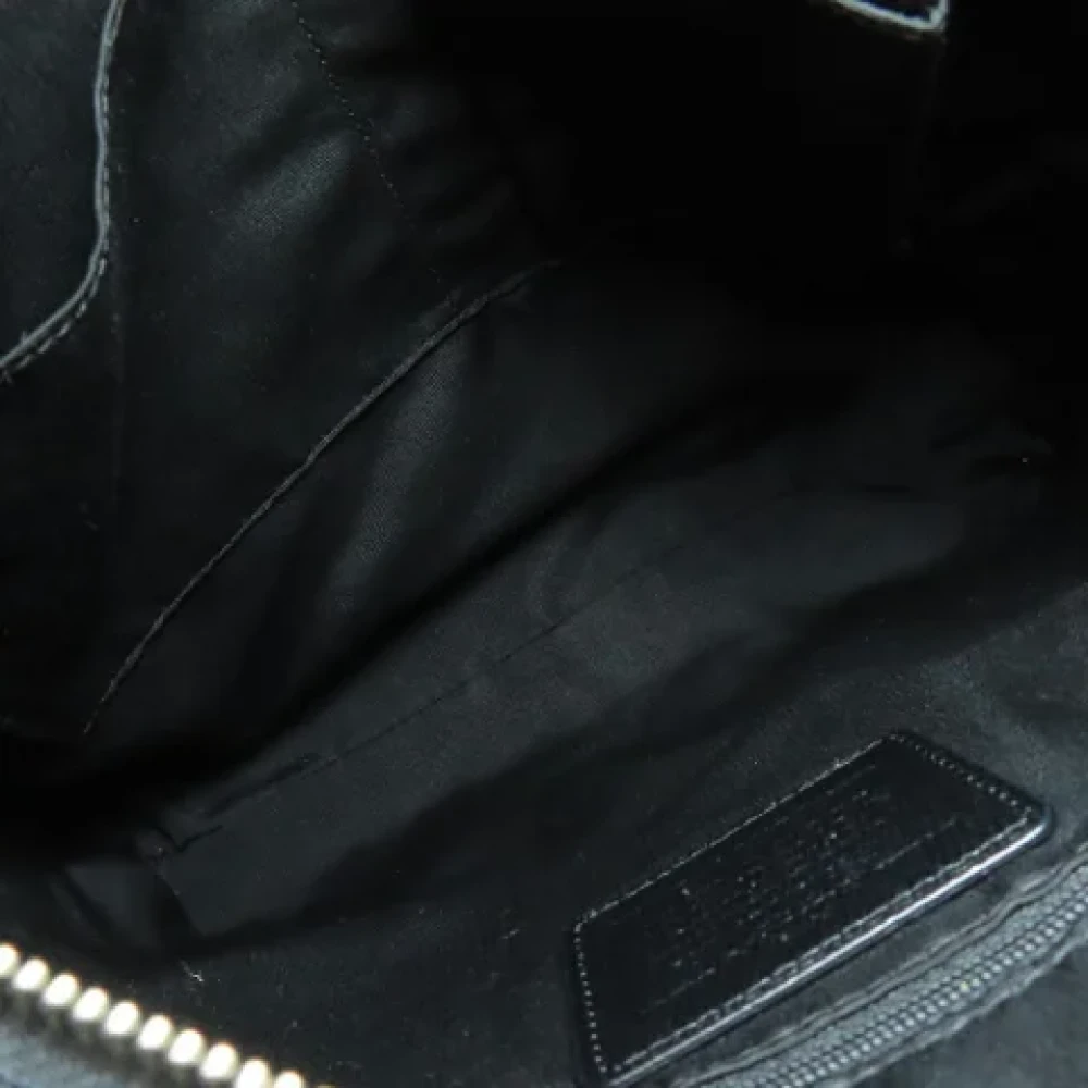 Coach Pre-owned Canvas shoulder-bags Black Dames