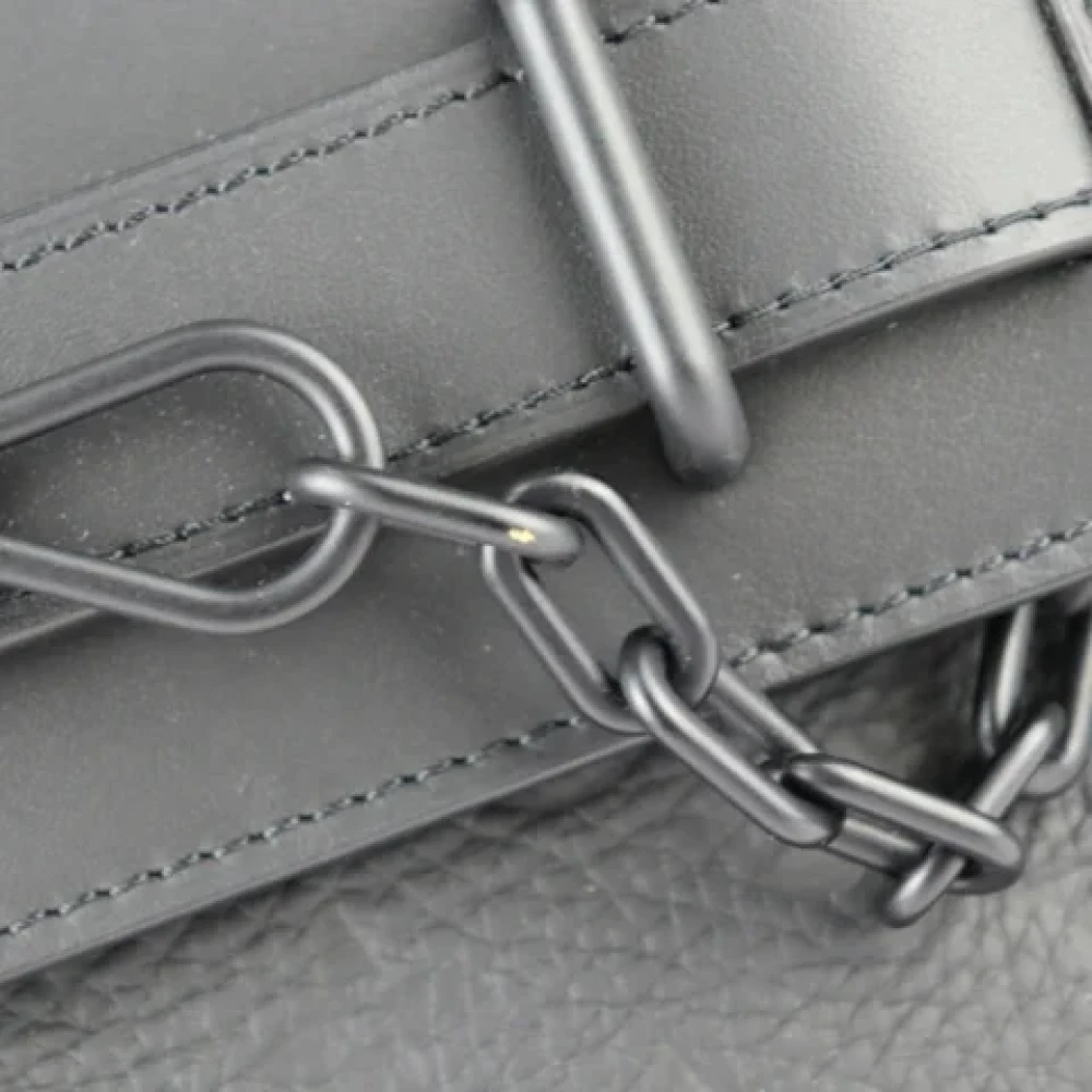 Louis Vuitton Vintage Pre-owned Leather handbags Black Dames