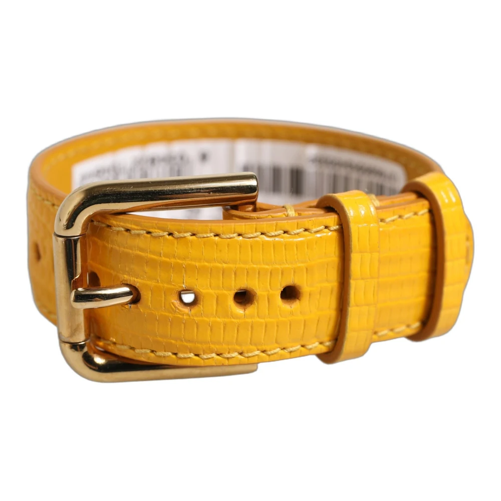 Dolce & Gabbana Bracelets, Female, One Size, Bracelet Belt Yellow