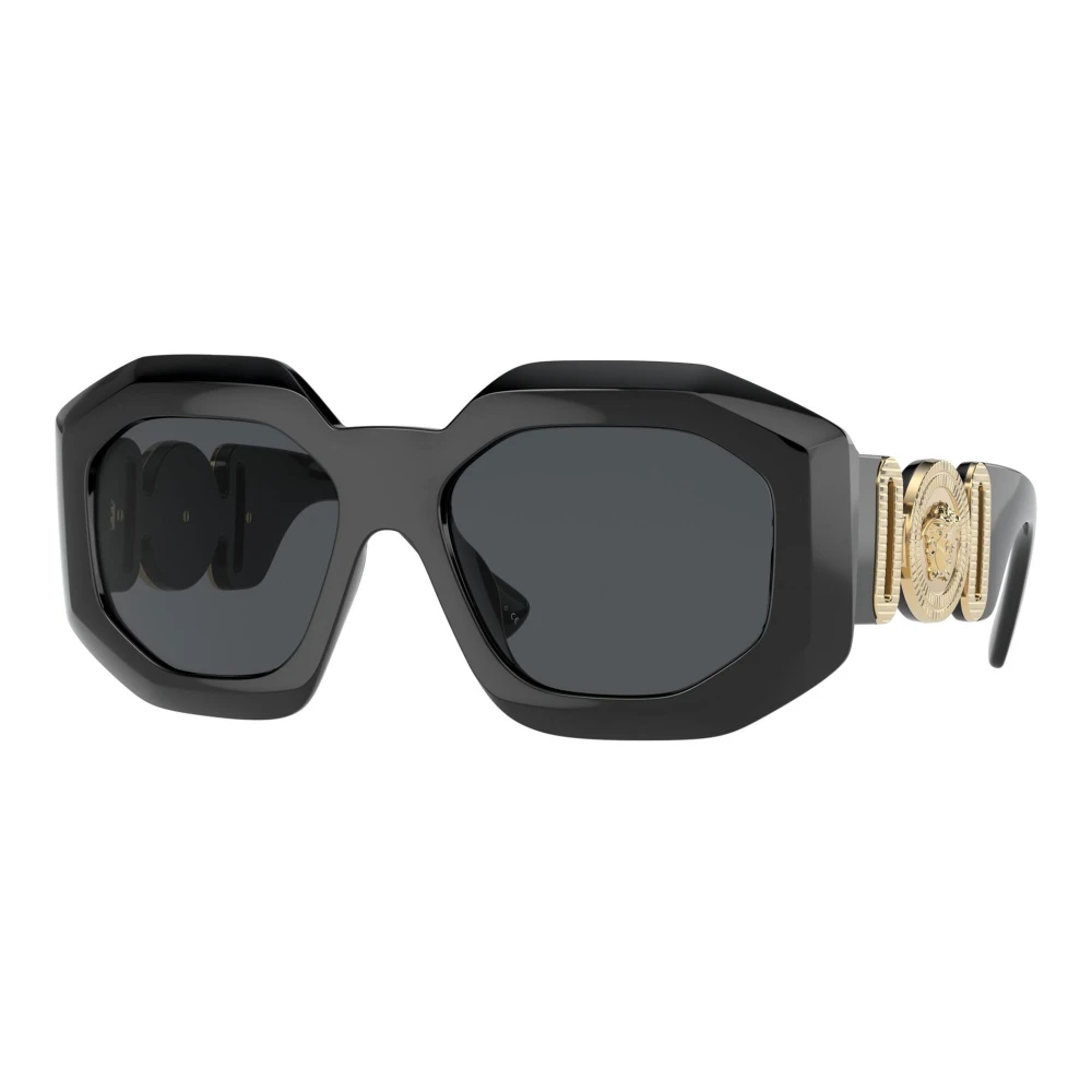 Versace Black/Grey Sunglasses Multicolor, Dam