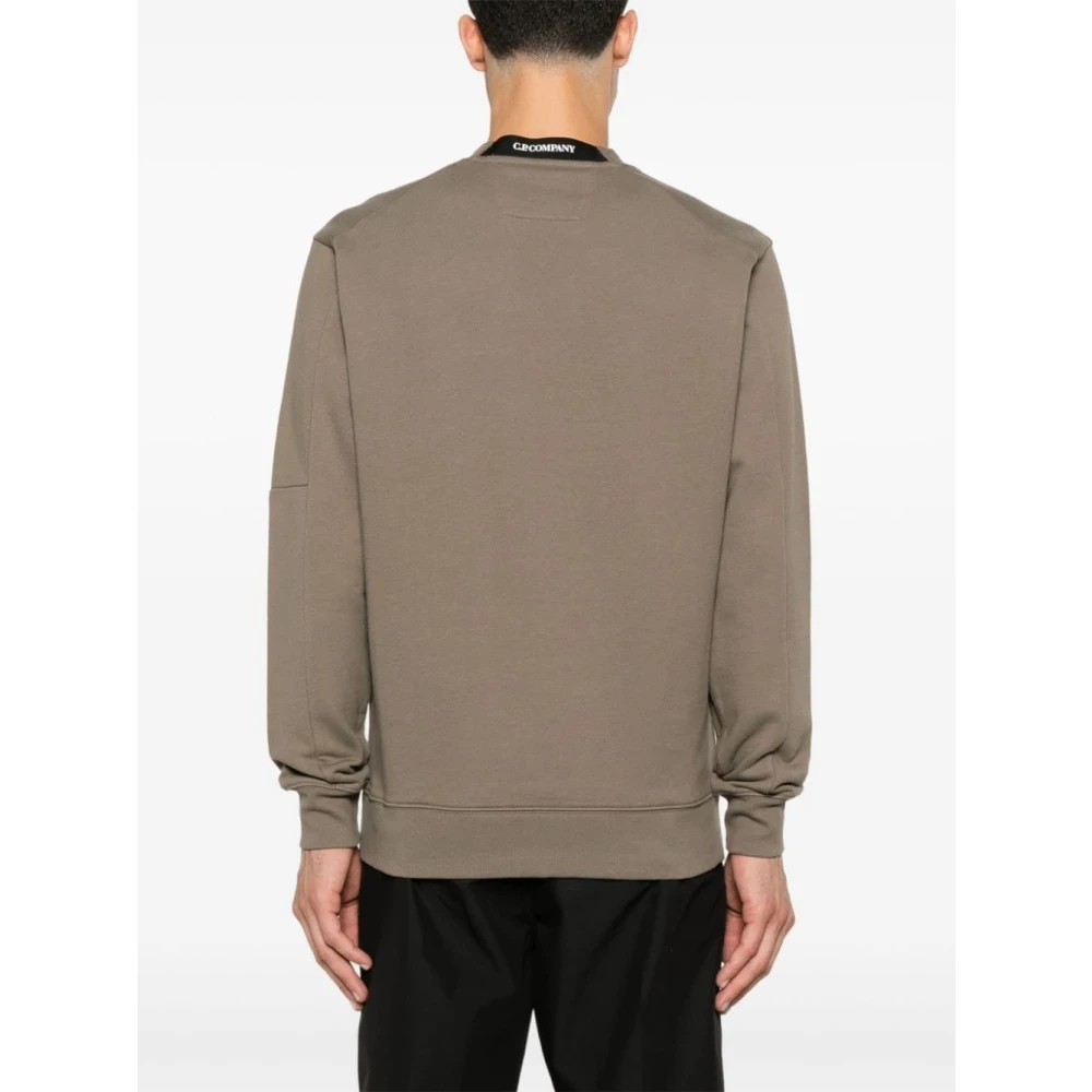 C.P. Company Lens Detail Sweater Brown Heren