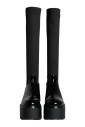 black-leather-knee-high-boots