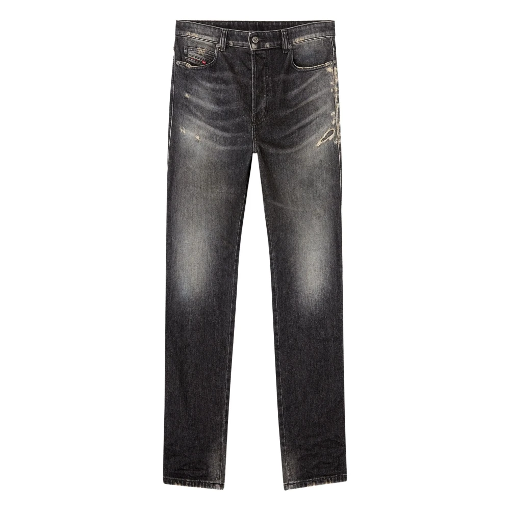 Diesel Men's Gray Vintage Denim Jacket - Slim Fit Jeans - W32 - Jeans