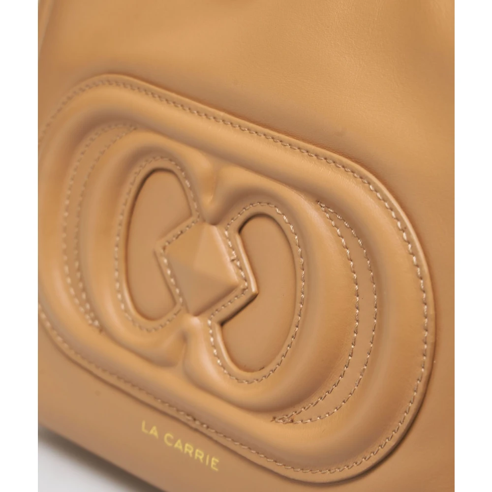 La Carrie Beige Bucket Bag & Rugzak Beige Dames