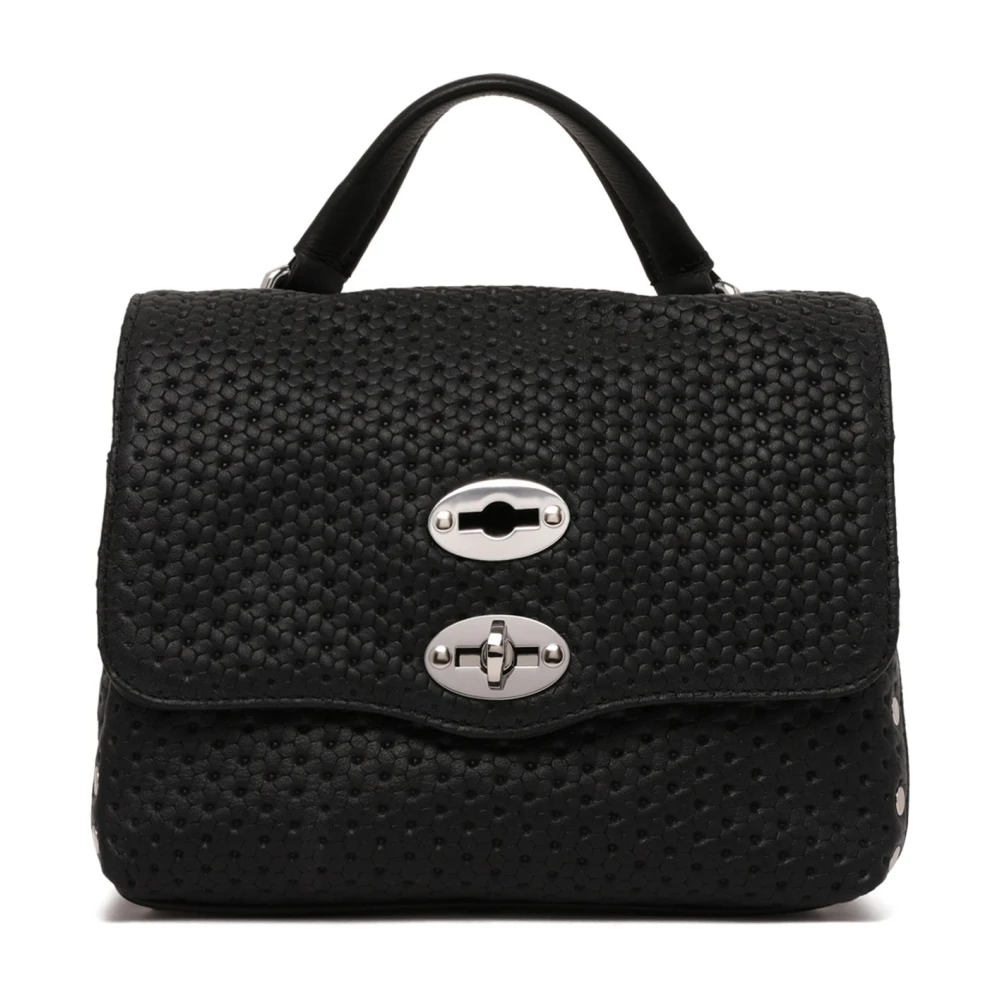 Zanellato Women's Black Handbags, One Size, Postina Baby Bag