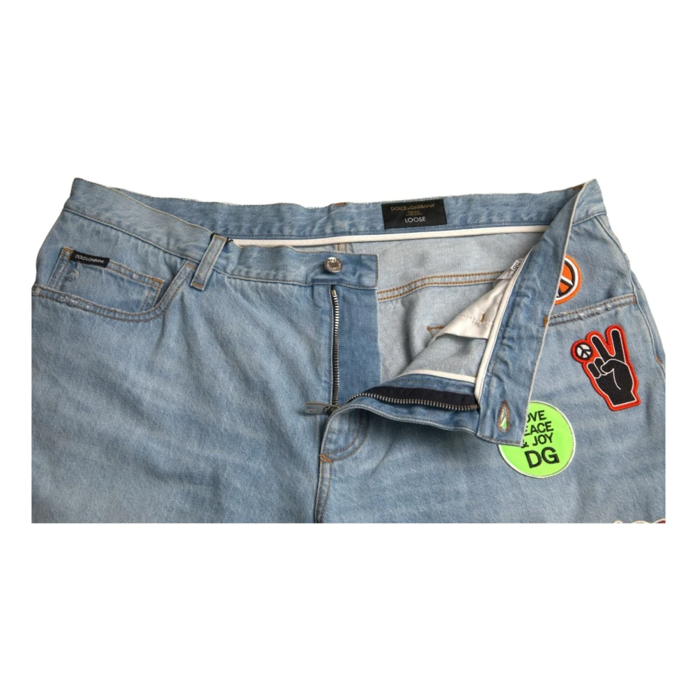 Dolce & Gabbana Denim Shorts Blue Heren