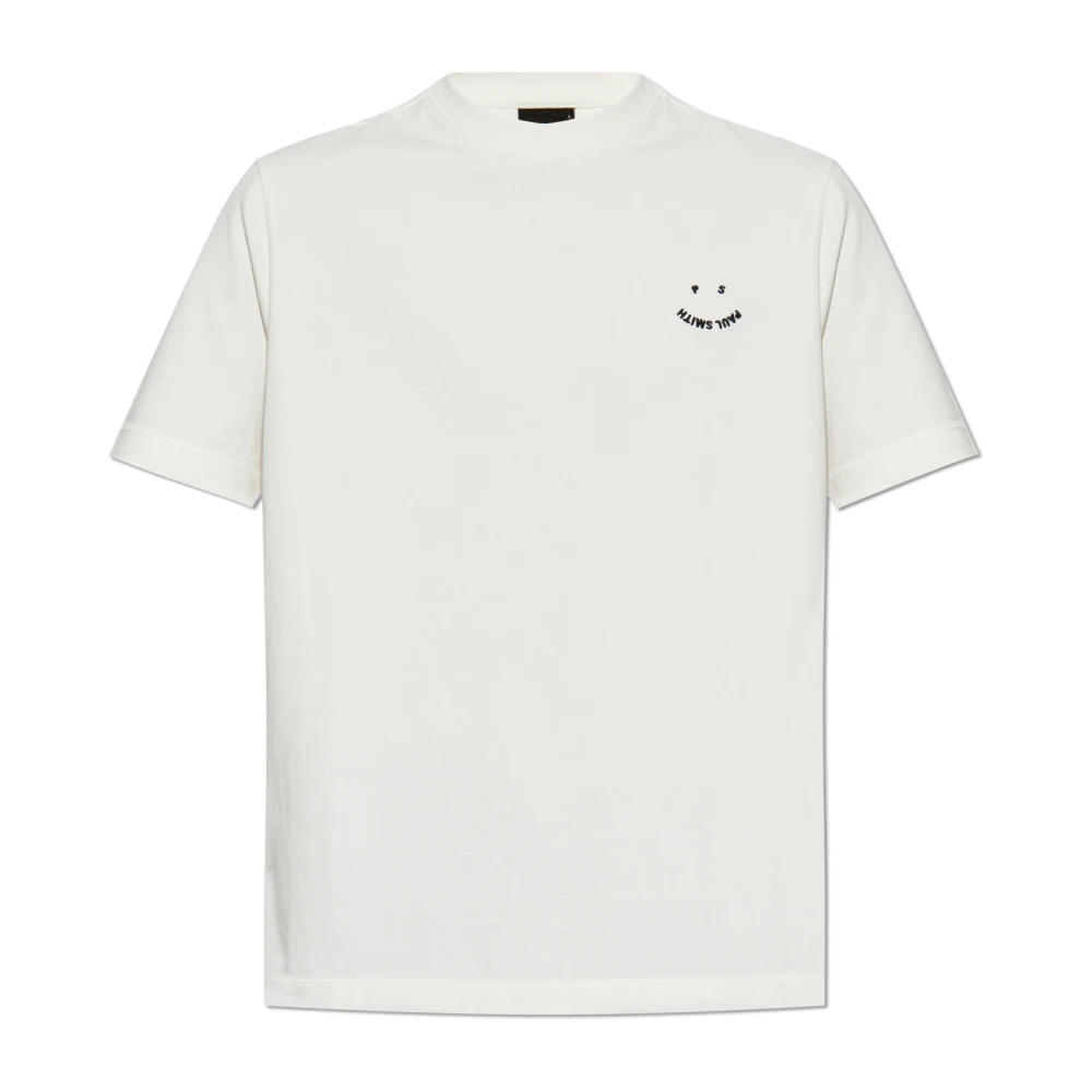 PS By Paul Smith T-shirt met geborduurd logo White Heren