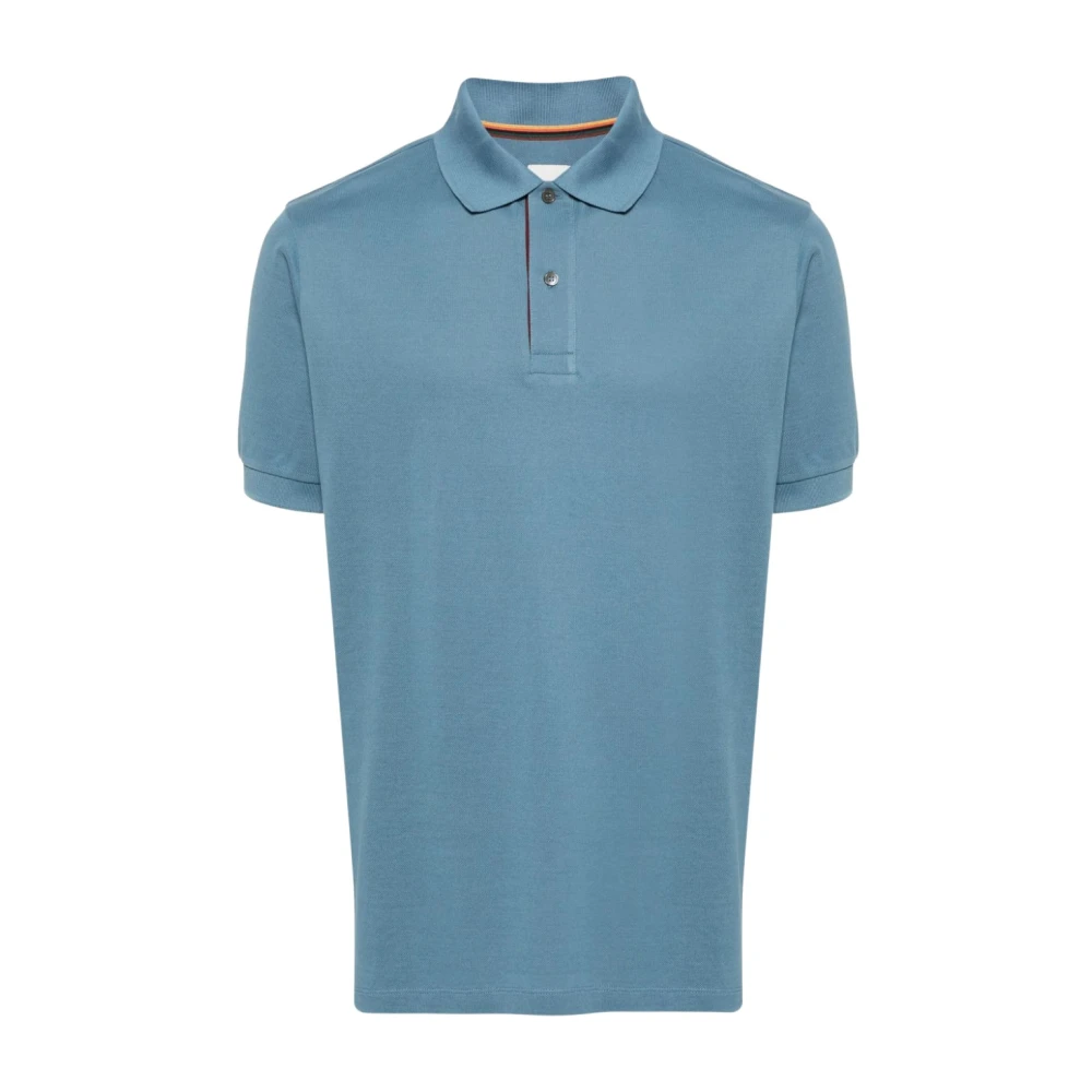 Paul Smith Heldere Blauwe Klassieke Polo T-shirts Blue Heren