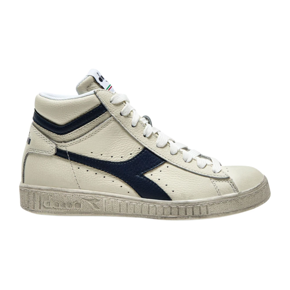 Diadora Men's Beige Retro High Wax Sneakers 2011 Style