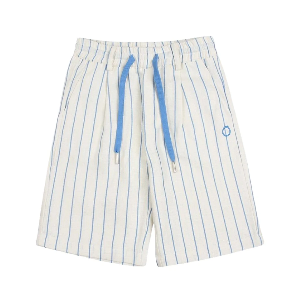 Trussardi Randig linne Bermuda shorts med logotyp Multicolor, Pojke