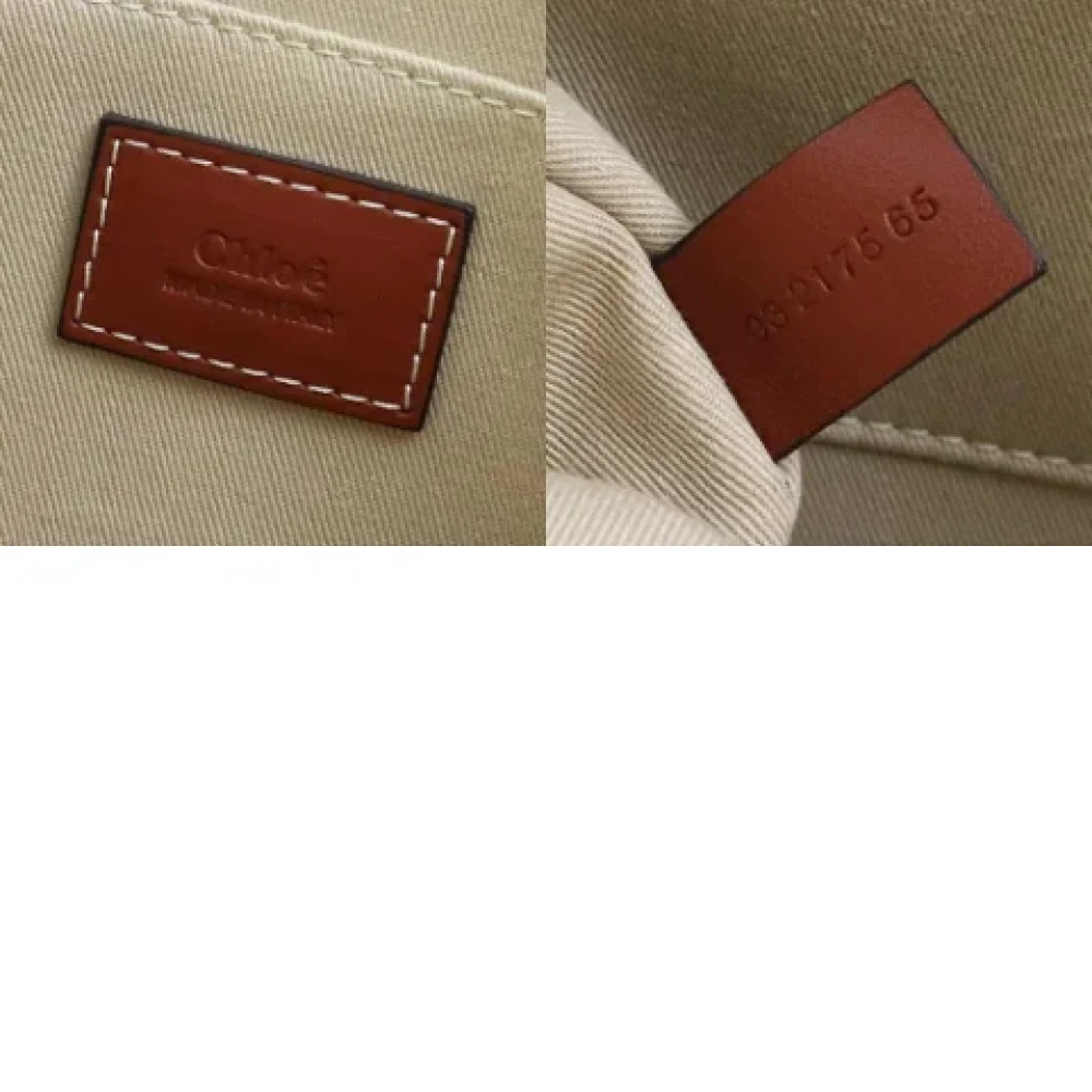 Chloé Pre-owned Canvas handbags Beige Dames