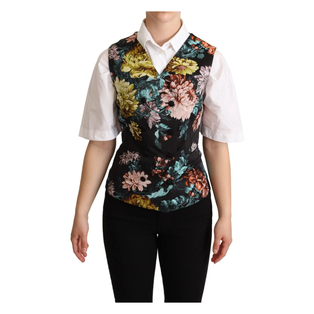 Dolce & Gabbana Damen Multicolor Jacken, Mehrfarbig, Sgröße: