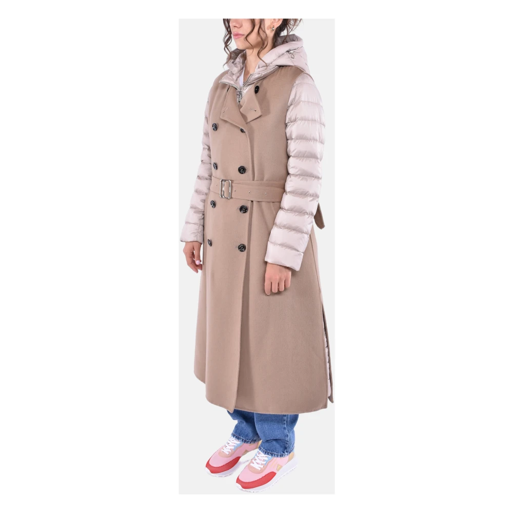 Moorer Lang vest met afneembare warme donsjas Brown Dames