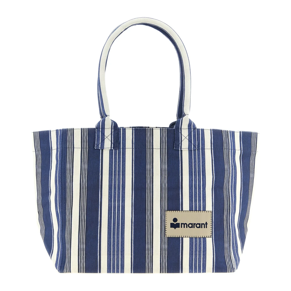 Isabel Marant Women's Blue Shopping Bags, One Size, Yenky Zipped Shopping Bag