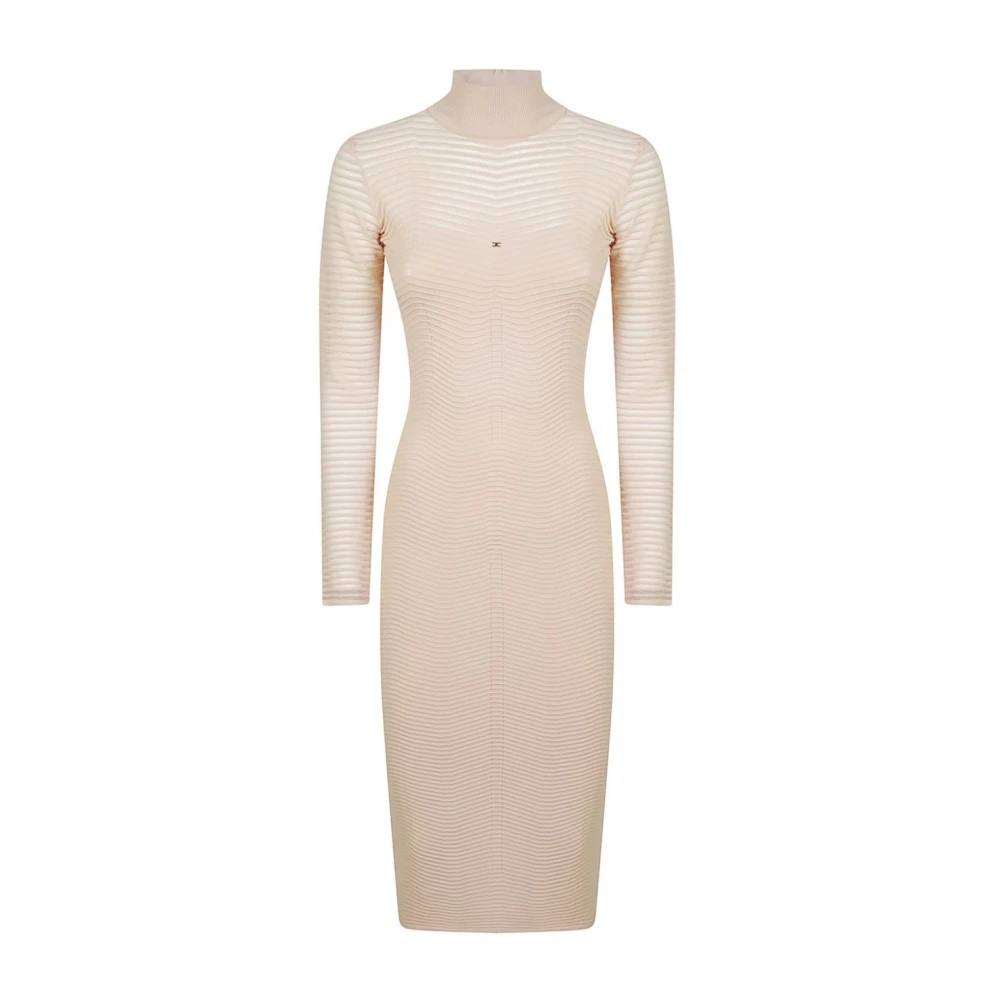 Elisabetta Franchi Roze Jurk voor Vrouwen Aw24 Pink Dames