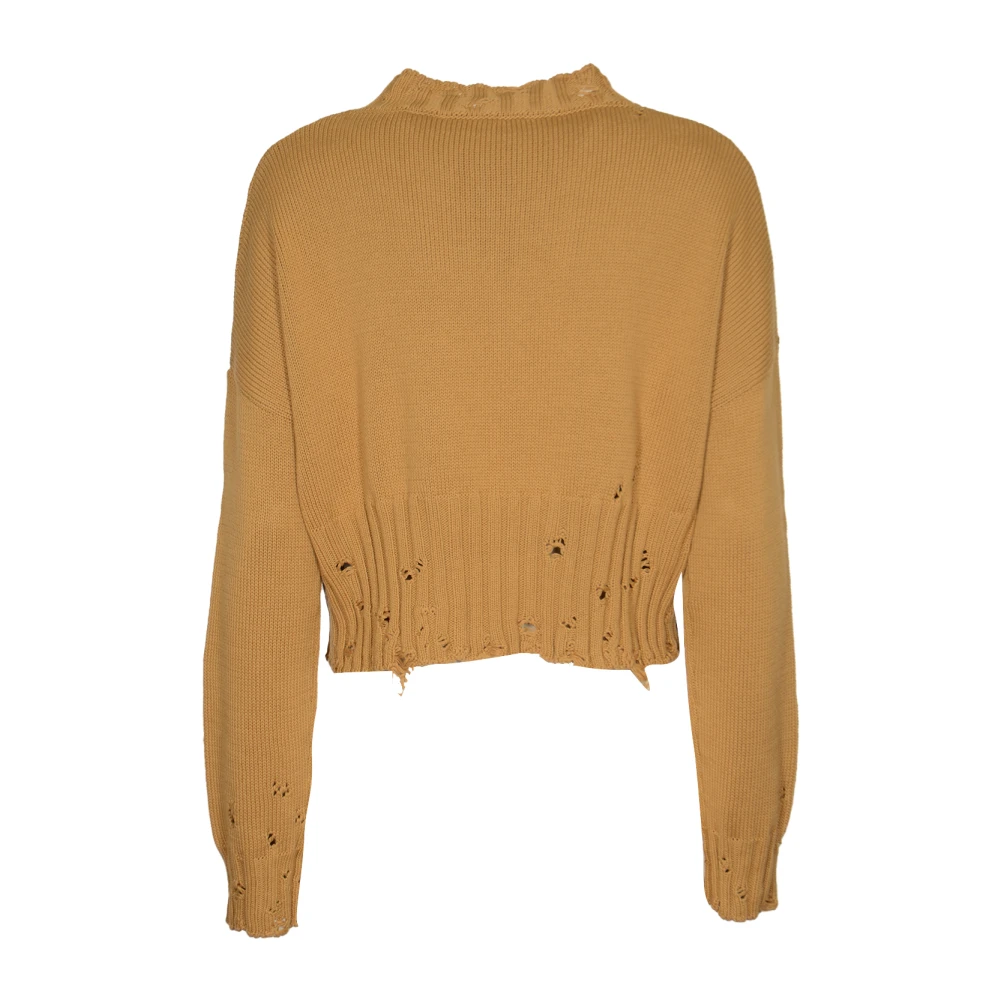 Marni Rondehals Sweater Brown Dames