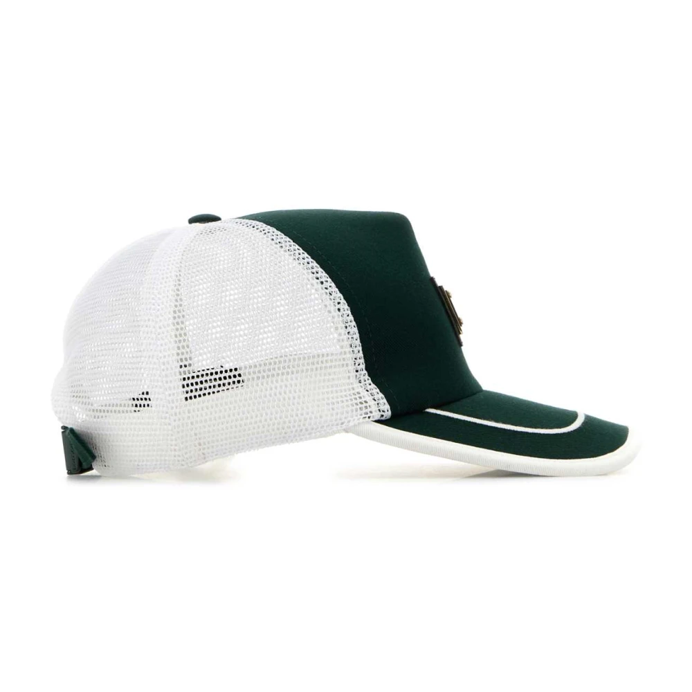 Dolce & Gabbana Twee-tone Mesh Baseball Cap Green Heren