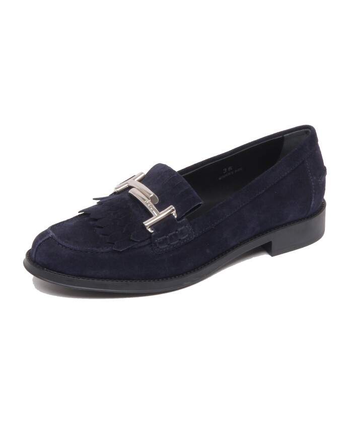 chaussure-mocassin-en-daim-fonce-avec-frange