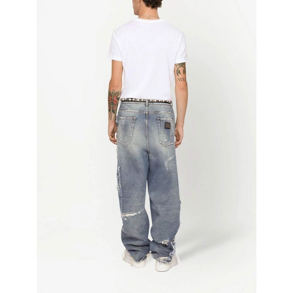 Dolce & Gabbana Wit T-shirt voor mannen White Heren