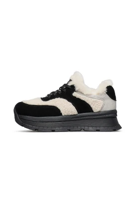 Faux-fur Suede Sneaker