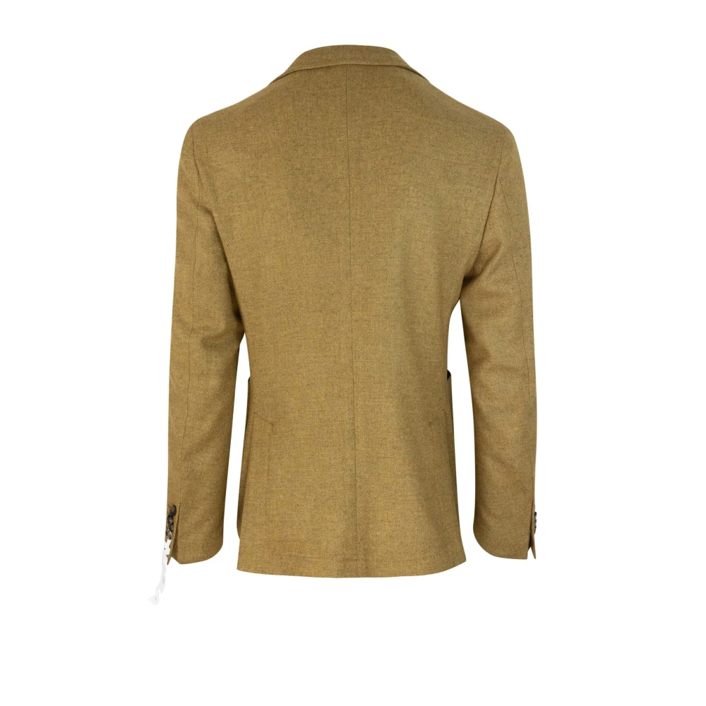 Manuel Ritz Klassieke herenjas met revers Green Heren