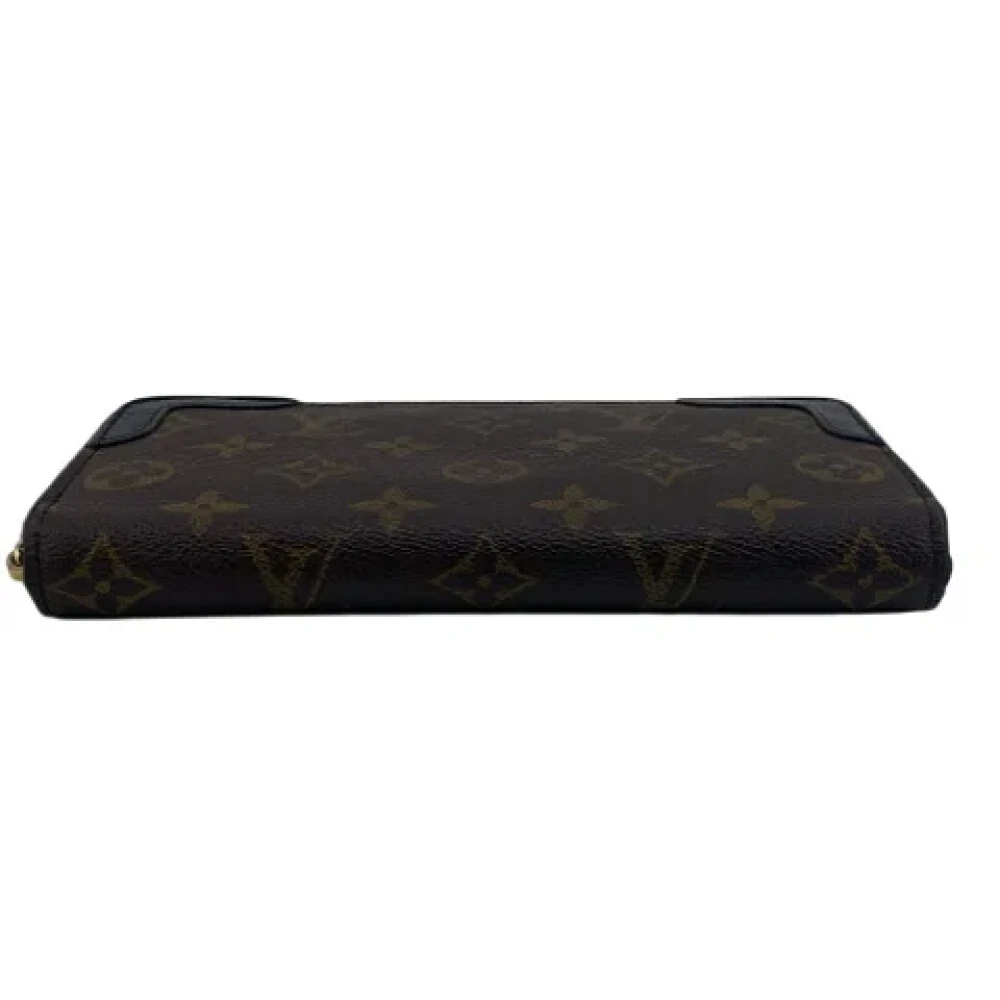 Louis Vuitton Vintage Pre-owned Canvas wallets Black Dames