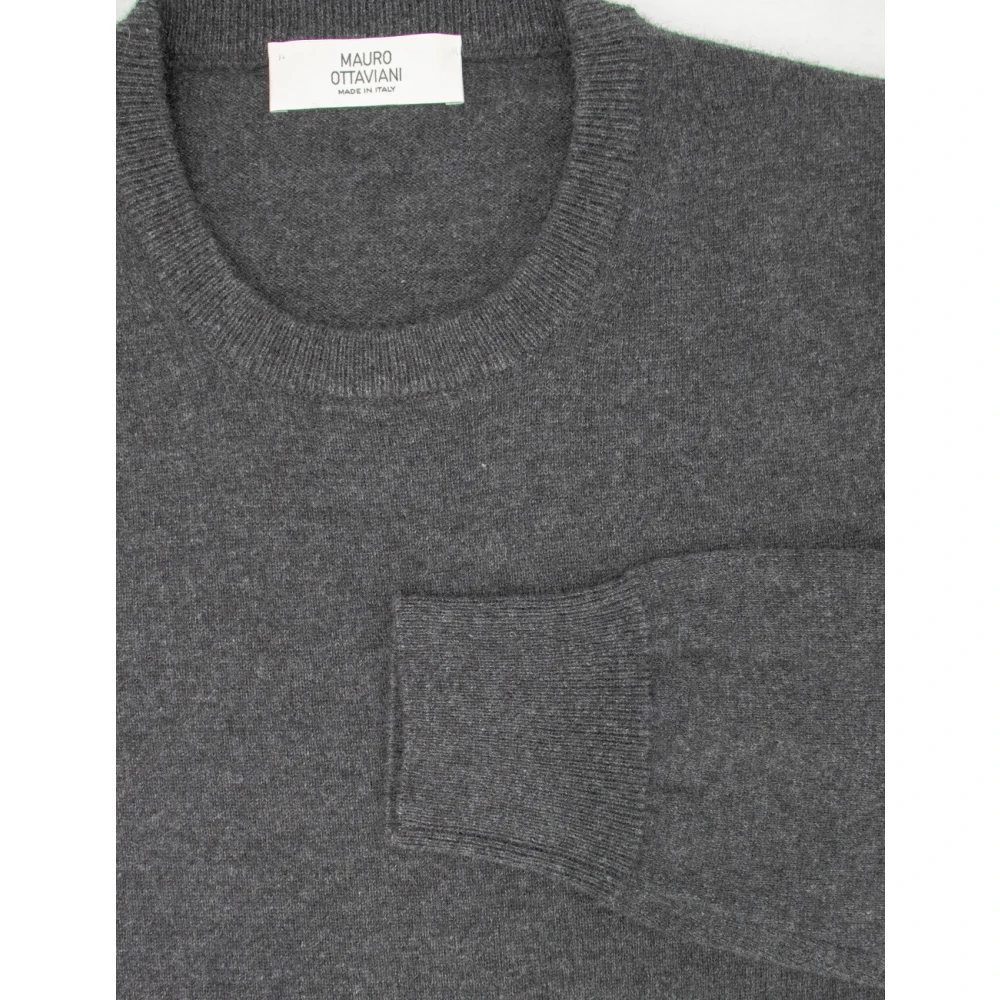 Mauro Ottaviani Kasjmier Crew Neck Sweater Gray Heren