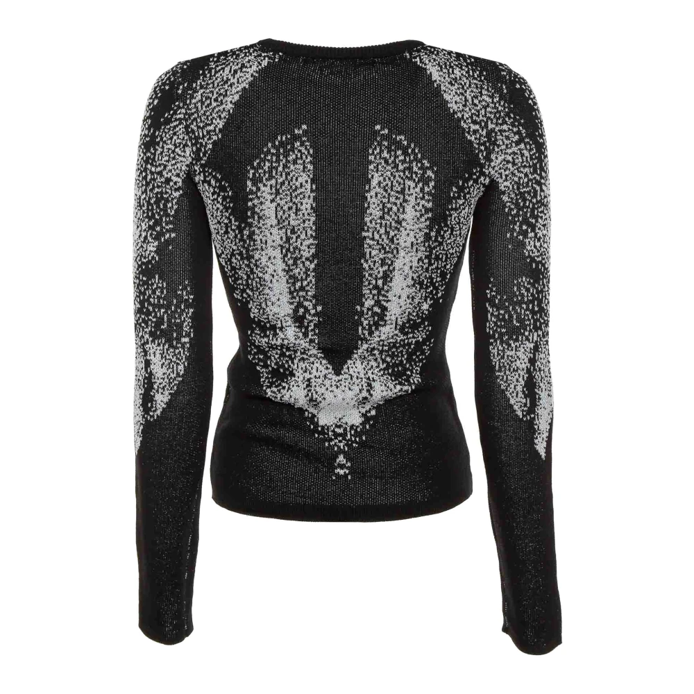 Daily Paper Reflecterende Gebreide Longsleeve Black Dames