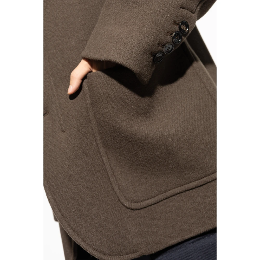 Ami Paris Jas met uitsnijding Brown Heren
