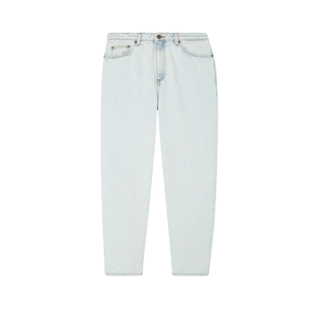American vintage Gebleekte Wortel Fit Jeans Blue Heren