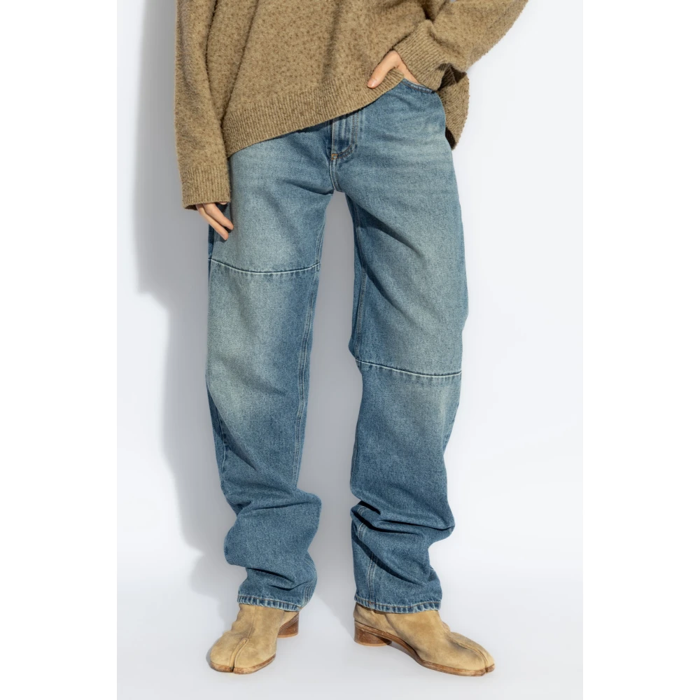 MM6 Maison Margiela Jeans met stiksels Blue Heren
